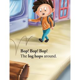 om books international All set to Read A Phonic Reader Bob and the Funny Log Book - English image 4