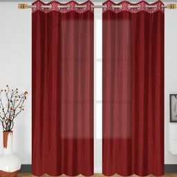Myntra Elegant Homes Sheer Polyester Long Door Curtain-picture-29