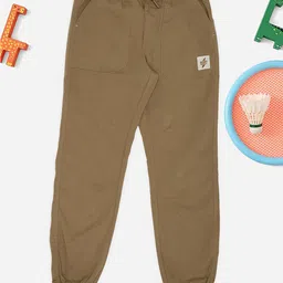 Pantaloons Junior Boys Mid-Rise Pure Cotton Trousers-picture-1