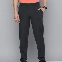 ALCIS Charcoal Slim Fit Sports Trackpants-image-13