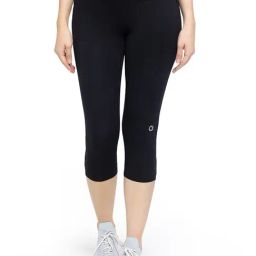 Amante Black Cotton Capris-28