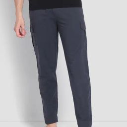 U.S. Polo Assn. Grey Cotton Regular Fit Lounge Pants-image-78