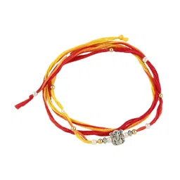 Asthetika Set of 2 Artificial Beaded Traditional Thread Rakhi image 4