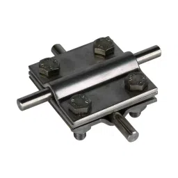 DEHN Cross Units for Aboveground and Underground Connections 8-10/8-10 mm Range Stainless Steel, 319209-43