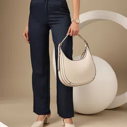 Chemistry Women Relaxed Straight Fit High-Rise Linen Trousers-picture-44