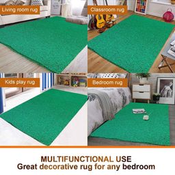 Cortina Green Rectangular Artificial Grass Floor Mat image 3