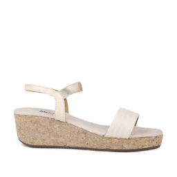 Inc.5 Women's Beige Ankle Strap Wedges-picture-44