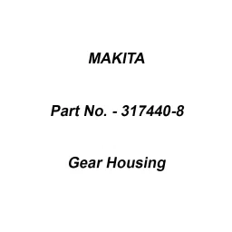 Makita Gear Housing Suitable For 6827, Part No 317440-8-19