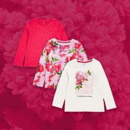 Mothercare Kids Multicolor Cotton Printed Full Sleeves Top (Pack of 3)-image-80