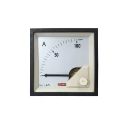 RS PRO Analogue Panel Ammeter 0-100 A For Shunt 75 mV DC, 68X68 mm, 1862492-41