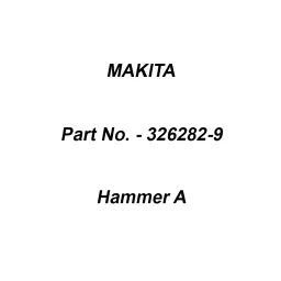 Makita Hammer A Suitable For BTD043, Part No 326282-9-picture-48