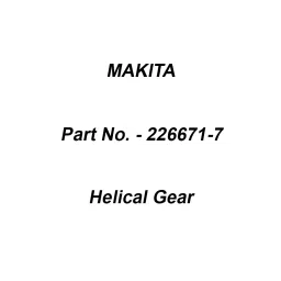 Makita Helical Gear Size 65 mm Suitable For HM1306, Part No 226671-7-picture-40
