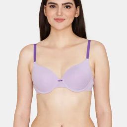Zivame Lilac Medium Coverage T-Shirt Bra-picture-27