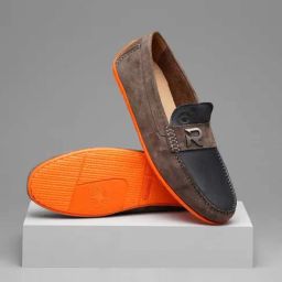 Ruosh Men's Silver Casual Loafers-image-42
