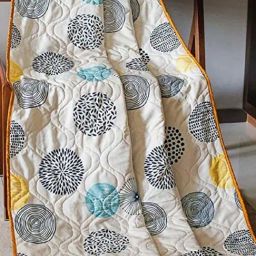 Urban Space AC Multicolor Microfibre 300 GSM 3 Layer Reversible Single Blanket-22