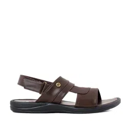 Khadim Men's Brown Back Strap Sandals-image-70