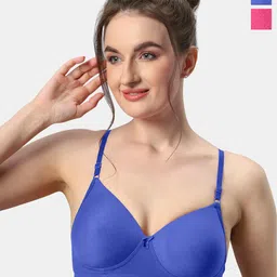 Sonari Pack Of 2 Medium Coverage Lightly Padded T-shirt Bra With All Day Comfort-image-56
