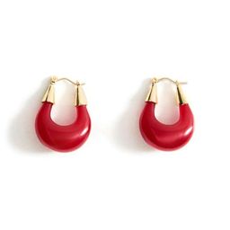 MANGO Spherical Hoop Earrings-image-6