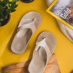 Yoho Men's Accupressure Floats Beige Flip Flops-picture-12