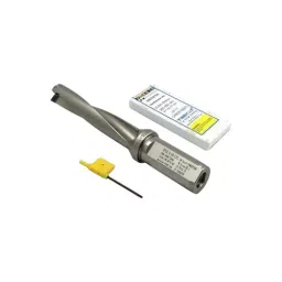 A.D INTERNATIONAL Indexable Insert U Drill Through Coolant 30 mm x 3D x 32 mm Weldon Shank with Free 10 Pcs Carbide Inserts, FP-DAY9-BKAJ image 3