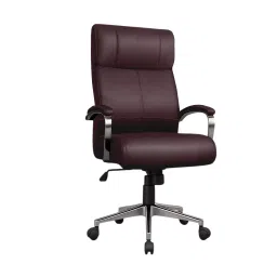 Rose Revolving Office Chair 110 Kg Weight Capacity Brown-image-93