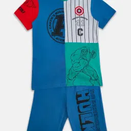 Pantaloons Junior Multi Printed T-Shirt with Shorts-image-95