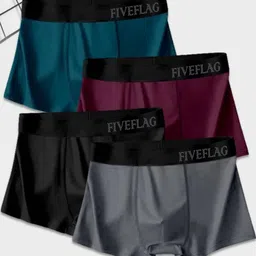 FiveFlag Pack of 4 Multicoloured Modal Trunks-image-33