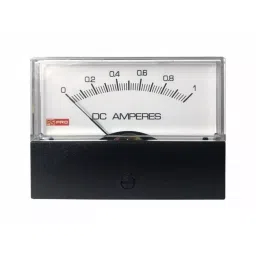 RS PRO Analogue Panel Ammeter 1 Input A DC, 76X74 mm,, 1862527-18