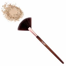 GUBB Highlighter Makeup Fan Brush - Brown-44