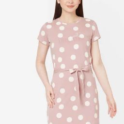 Sweet Dreams Pink Cotton Polka Dots Sleep Tee-picture-15
