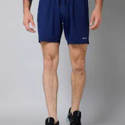 Cantabil Royal Blue Regular Fit Sports Shorts-picture-14