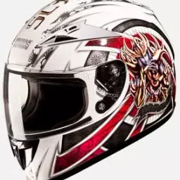 Studds N2 White Large (580 mm) Full Face Helmet, Scorpion D1 Decor-image-90