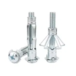 GENERIC 5x52 mm Hollow Drive Wall Anchor Screws for Drywall, Plaster (Pack of 10 Pcs)-picture-1