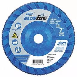 Norton 17.78 cm (7 Inch) P36 Grit Zirconia Alumina Flap Disc, 23Z540-image-46