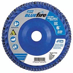 Norton 152.4 mm (6 Inch) P40 Grit Zirconia Alumina Flap Disc, 23Z511-image-91