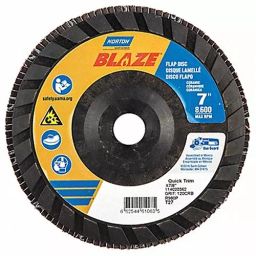 Norton 17.78 cm (7 Inch) 120 Grit Ceramic Flap Disc, 23Z716-image-87
