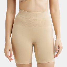 Jockey SH03 Women Mid Waist Cotton Elastane Seamfree Shorts Shapewear - Light Skin-picture-8
