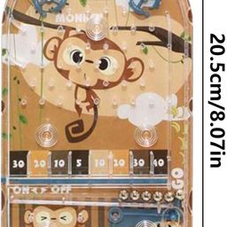 SHAKTISM Handheld Pinball Game, Space Theme Travel Board Game with Multiple Difficulty Levels, Kids Pocket Fidget Toy - Random Colour Dispatched image 5