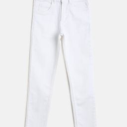 Tales & Stories Solid Pants - White-image-2