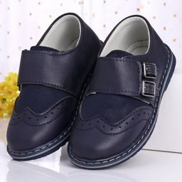 Cute Walk by Babyhug Buckle Closure Formal Shoes - Blue-picture-26