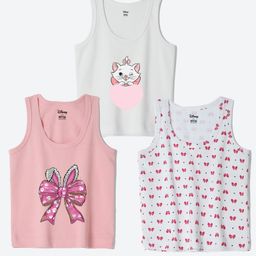 Wear Your Mind Cotton Blend Knit Pack Of 3 Disney The Aristocats Featuring Sleeveless Character Printed Vests - Multi Colour-image-73