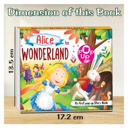 hellofriend books Alice In Wonder Land - My First Pop-Up Story Books with Fun and Colorful for Kids, Children and Toddlers - Language-English image 2