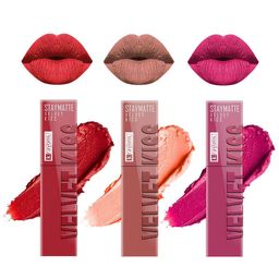 krayons Set Of 3 Velvet Kiss Non Transfer Liquid Lipstick - 3.5 ml - Shades: 01-05-10-53
