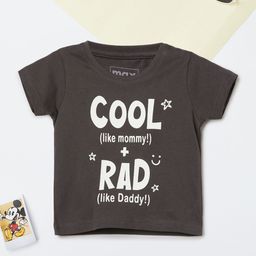 max Boys Typography Printed Applique T-shirt-image-67