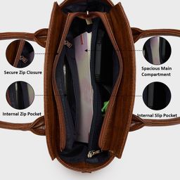 Caprese Structured Satchel image 3