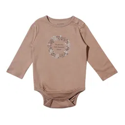 My Milestones Infant Girls Printed Cotton Bodysuit-61
