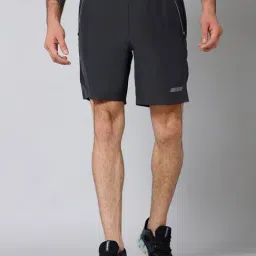 Cantabil Black Regular Fit Sports Shorts-picture-0