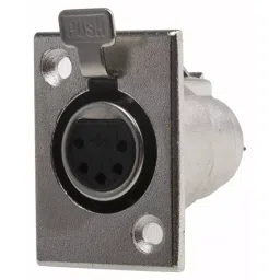 RS PRO XLR Connector Panel Mount Female 5 Way Silver Plating, 5489133-picture-7