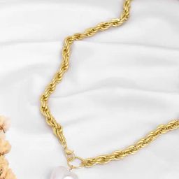Joker & Witch All About Pearls Dainty Heart Necklace-31