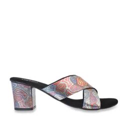 Metro Women's Multicolor Cross Strap Sandals-image-15